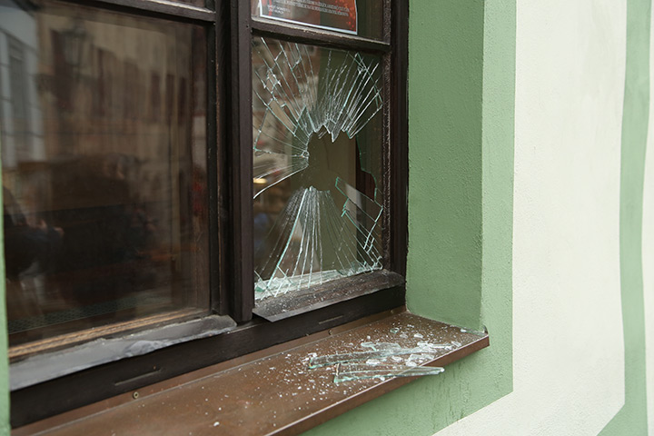 A2B Glass are able to board up broken windows while they are being repaired in Bilston.